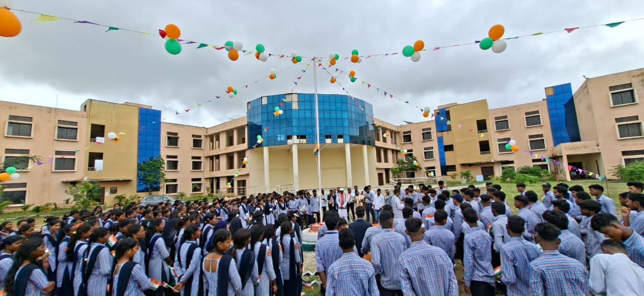 Flag Hoisting Ceremony at Degree College, Majhgaon